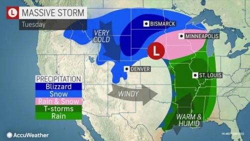 Severe Storm Brings Threat of Heavy Snow and Tornadoes