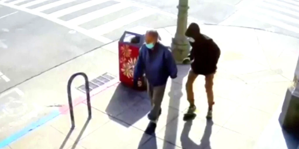 A 78-year-Old man was savagely attacked by an unidentified man on a San Francisco street. 