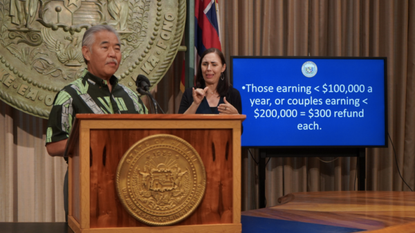 Hawaii Considers Another $300 Million Tax Refund to Ease Rising Cost of Living