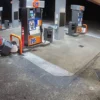 Deputies are searching for two men who were caught on a security camera attempting to break into an ATM at a gas station.