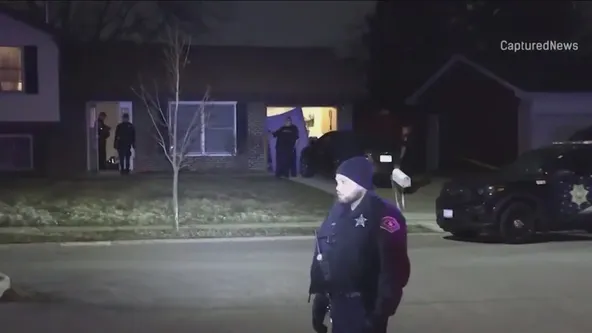 A 17-year-old boy has been arrested after his girlfriend and two other people were shot to death during a "domestic-related" home invasion late Sunday in southwest suburban Bolingbrook.