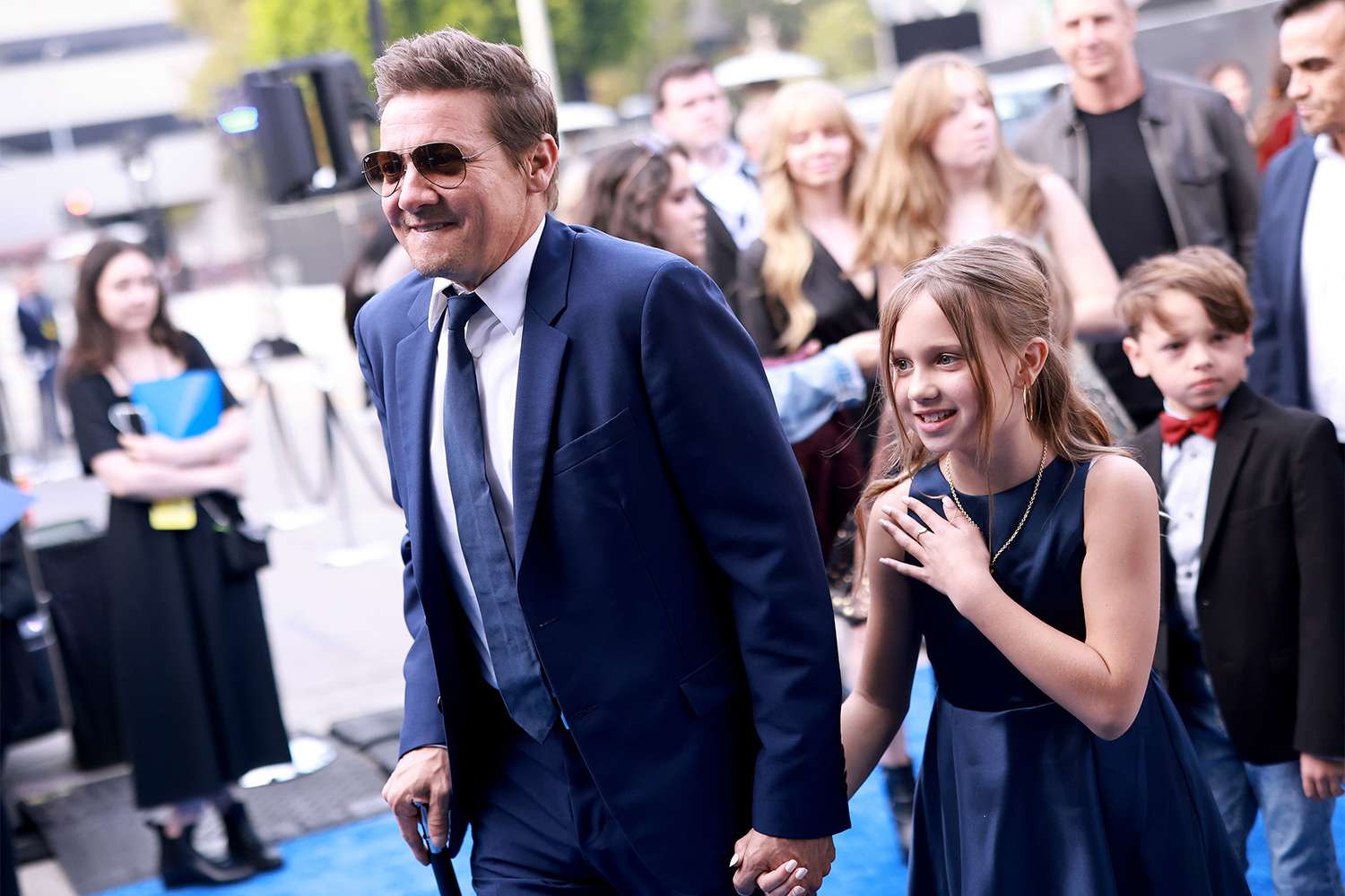 Jeremy Renner and daughter Ava