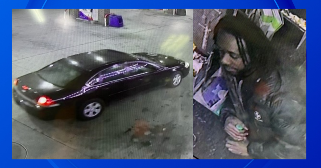 The Detroit Police Department is looking for a suspect wanted in connection to the felonious assault of two women at the gas station.